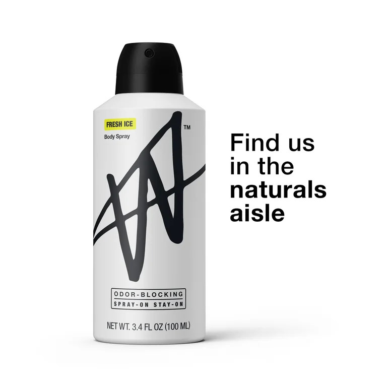 W By Jake Paul Body Spray - Odor Blocking - Long Lasting - Fresh Ice - 3.4 fl oz | Walmart (US)