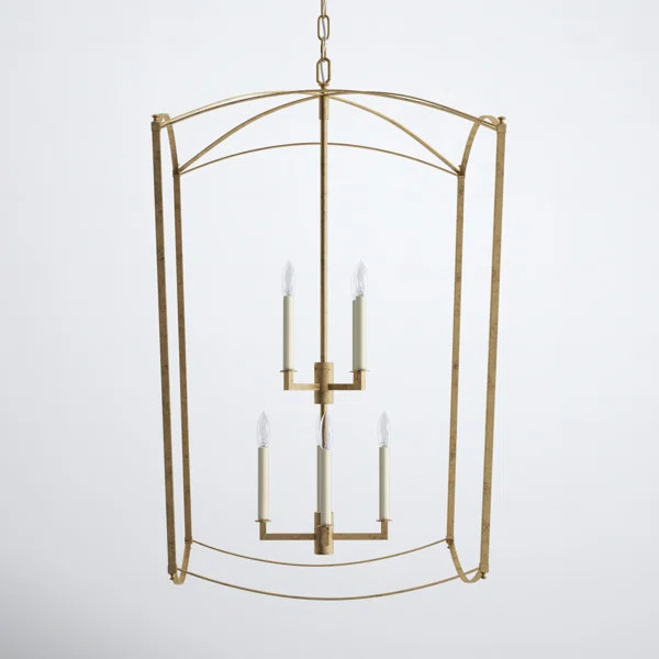 Olive 8 - Light Dimmable Lantern Geometric Chandelier | Wayfair North America