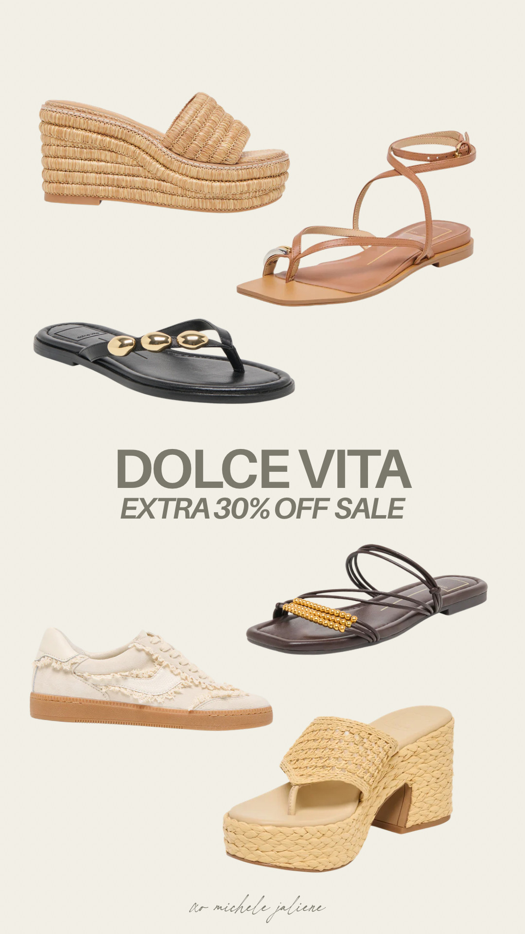 additional 30% off all sale shoes at dolce vita! so many cute styles and this brand is such great quality

sale alert, summer sandals, shoe crush, sneakers, heels, michele jaliene 

 #LTKSaleAlert