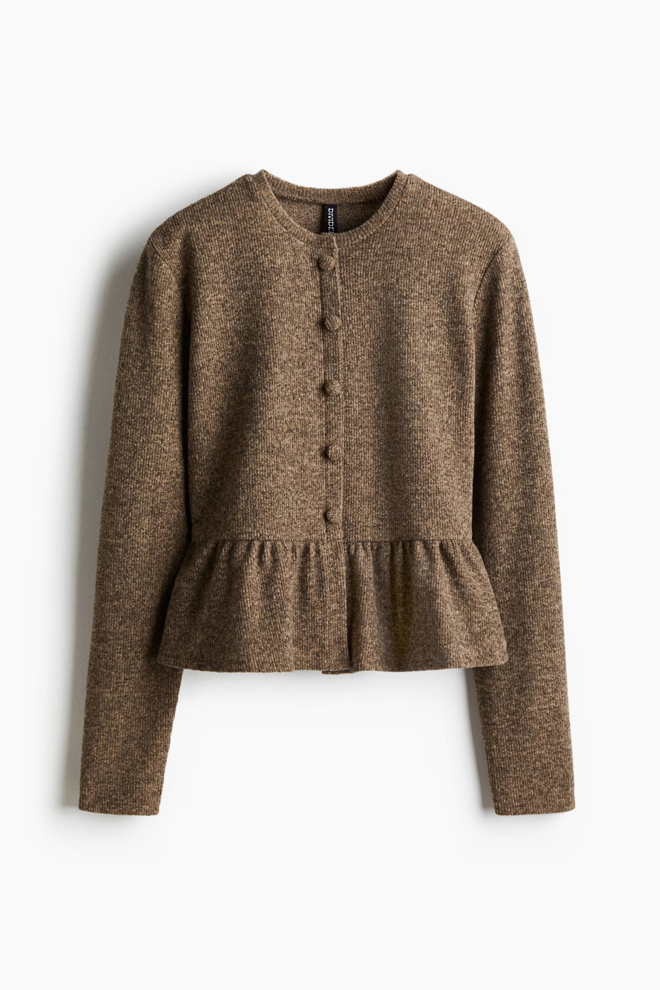 Peplum cardigan | H&M (UK, MY, IN, SG, PH, TW, HK)