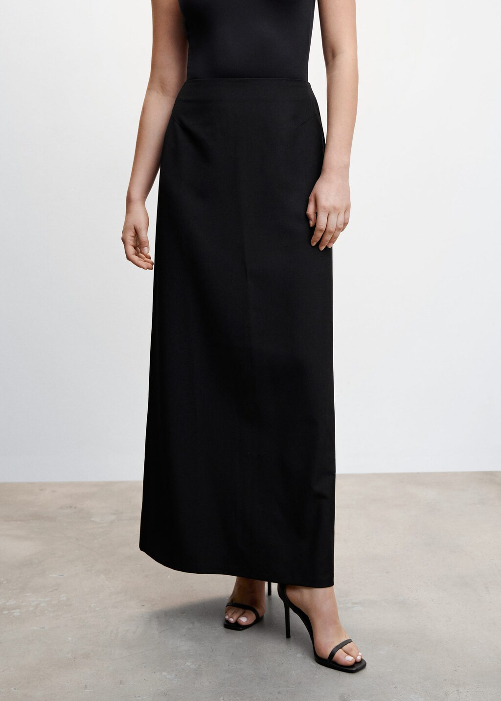 Flowy long skirt | MANGO (UK)