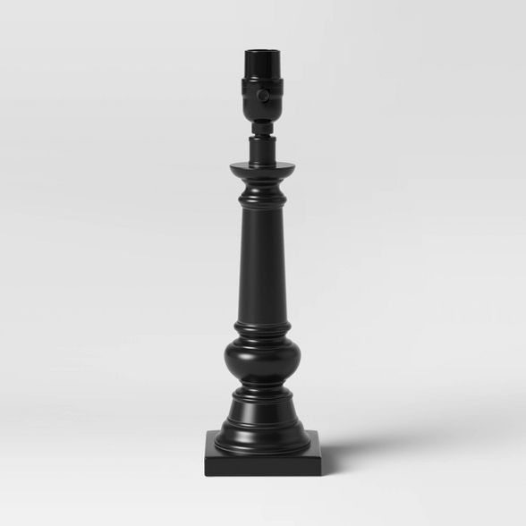 Column Small Lamp Base Black - Threshold™ | Target