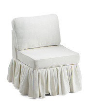 Accent Chair With Ruffle Skirt | Chairs & Seating | Marshalls | Marshalls