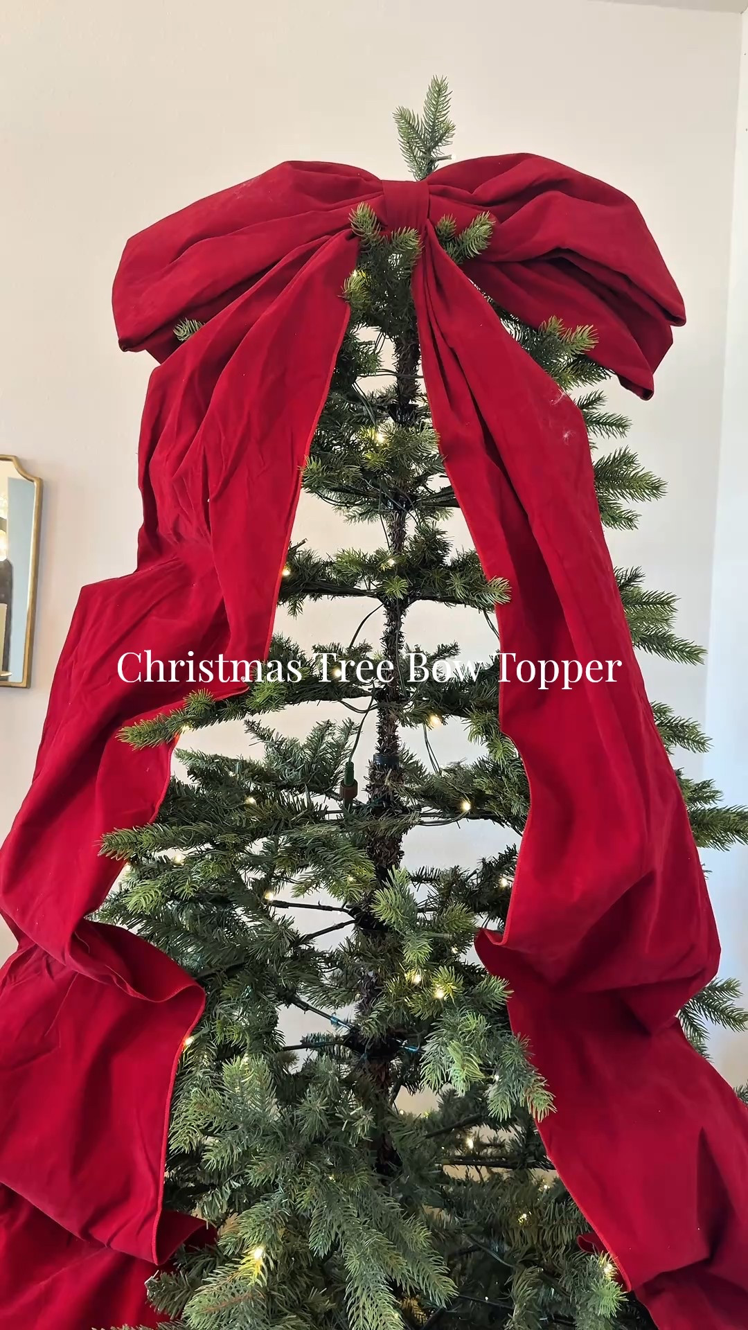 Christmas Tree Bow Topper 

#LTKFindsUnder50 #LTKHoliday #LTKSeasonal