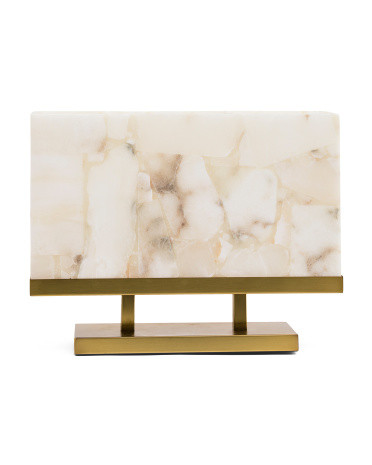 18x14 Wide Alabaster Table Lamp | TJ Maxx