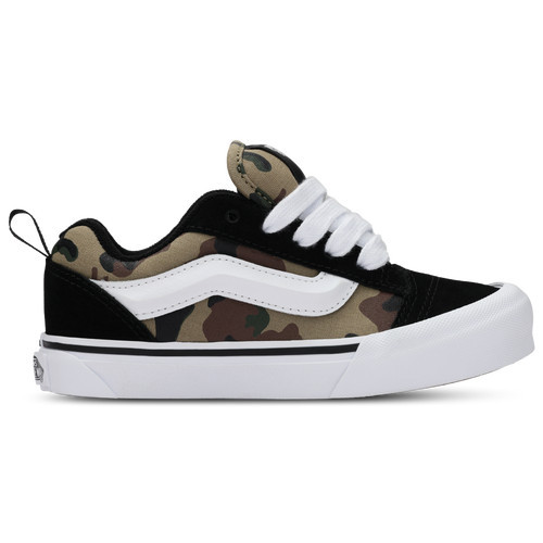 Vans Boys Vans Knu Skool Camo - Boys' Grade School Shoes Black/Multi Size 05.0 | Foot Locker (US)