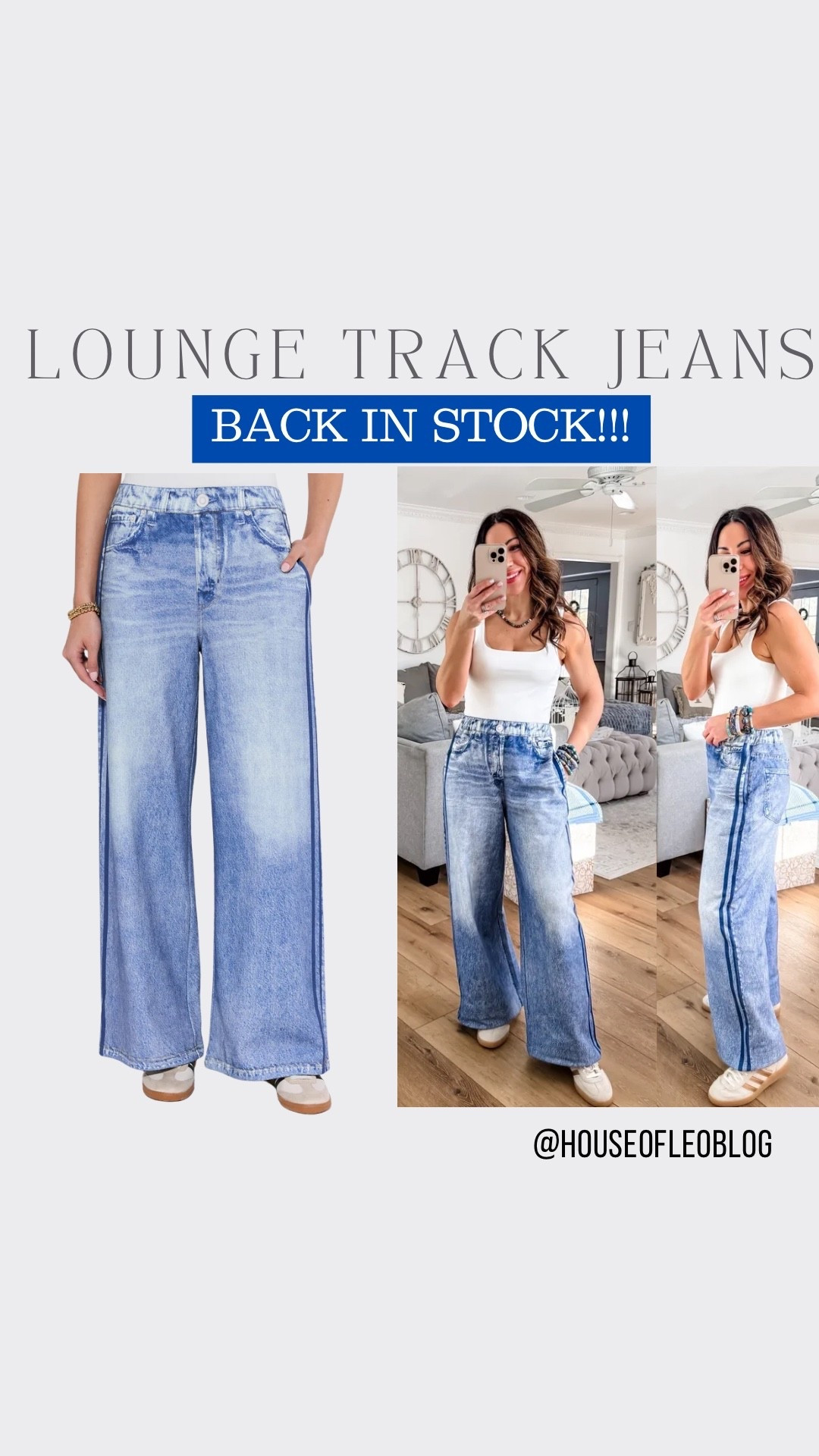 Wearing small track pants. Sweatpants jeans. Lounge jeans. Sweatpant jeans 

#LTKOver40