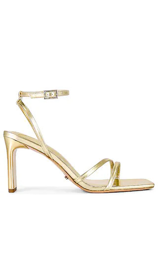 Tony Bianco Corso Heel in Metallic Gold. - size 9 (also in 5, 5.5) | Revolve Clothing (Global)