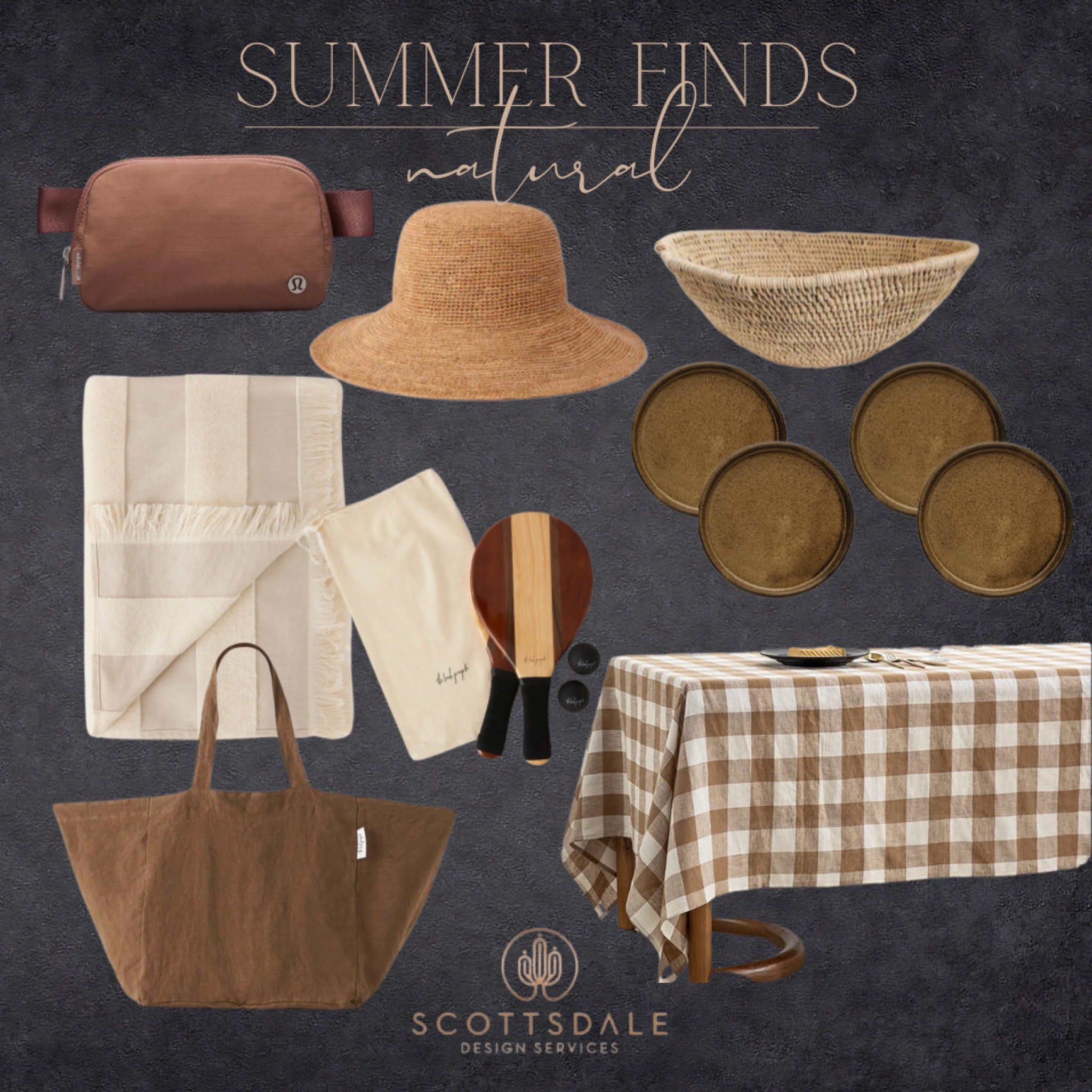 Natural summer finds🤍

gingham tablecloth, summer tablecloth, paddle ball, summer game, belt bag, crossbody bag, sun hat, straw hat, beach towel, pool towel, basket, decorative bowl, charger, neutral decor, summer decor

#LTKhome #LTKunder100 #LTKitbag