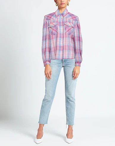 MARANT ÉTOILE Shirts | Pastel yellow Women‘s Patterned Shirts & Blouses | YOOX | YOOX UK