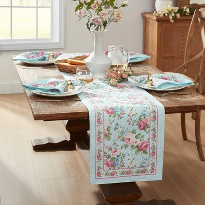Vintage Floral Garden Table Runner - Multicolor - 13x70 - Elrene Home Fashions | Target