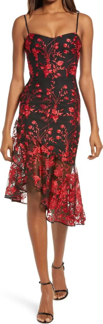 Dress the Population Cantrelle Asymmetrical Hem Cocktail Dress | Nordstrom | Nordstrom
