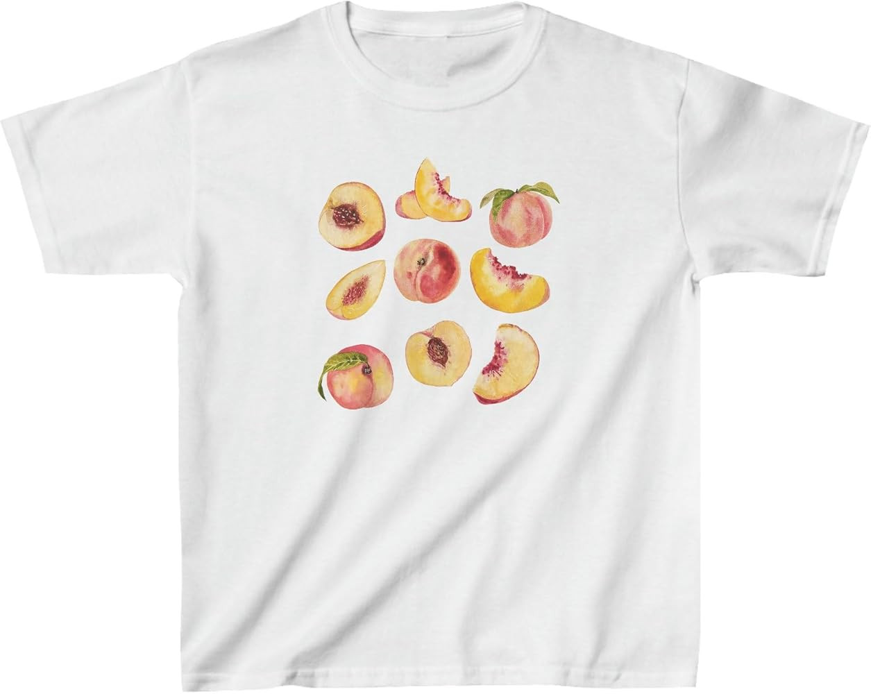 Y2k Graphic Baby Tees for Women Fruit Bow Shirt Crop Top Vintage Aesthetic Teen Girl Clothes 90s ... | Amazon (US)