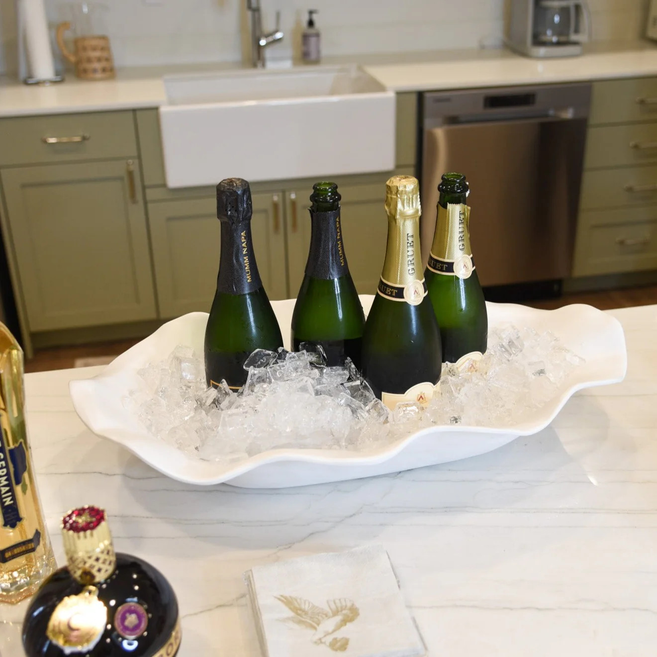 Nube Extra Large Oval Centerpiece | Fig and Dove