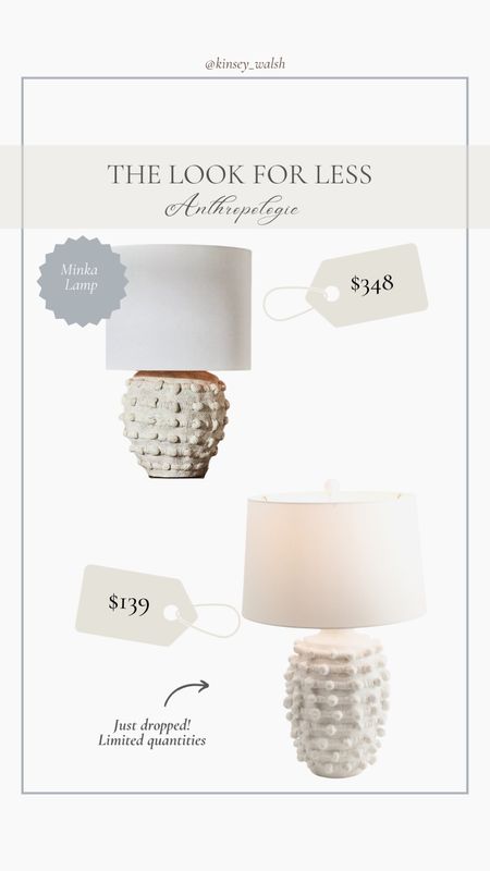 Anthropologie Minka lamp, designer look for less lamp, ceramic lamp, white textured lamp, affordable lamp, affordable lighting at TJ Maxx, HomeGoods, Marshalls

#LTKsalealert #LTKstyletip #LTKhome