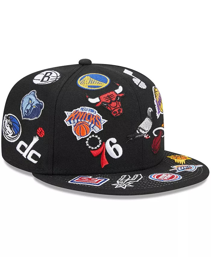 Men's New Era Black NBA x 59FIFTY Fitted Hat | Macy's Canada