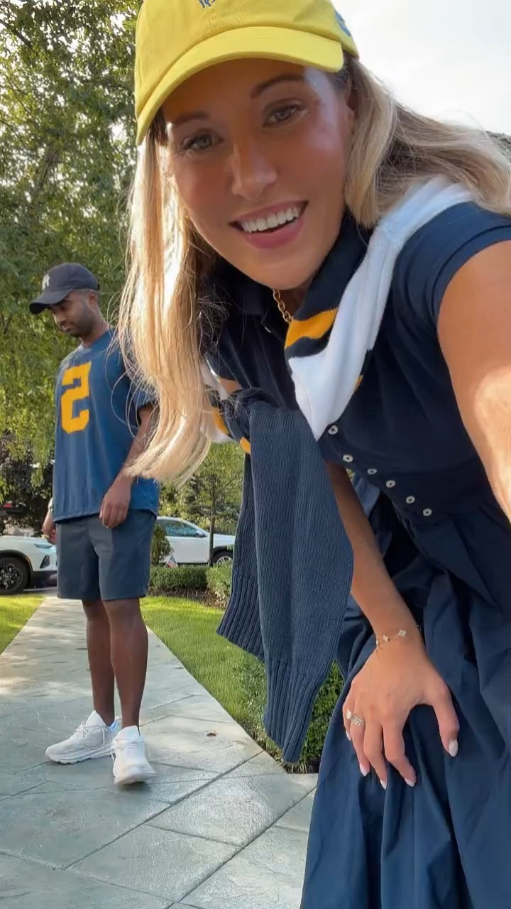 Go Blue! 💙💛 This game day dress is such a fun Michigan OOTD for cheering on the Wolverines while still feeling cute and comfortable. Add sneakers or boots and you’re ready for tailgating, kickoff, and everything in between.

#LTKgrwm #LTKootd #LTKmomlife