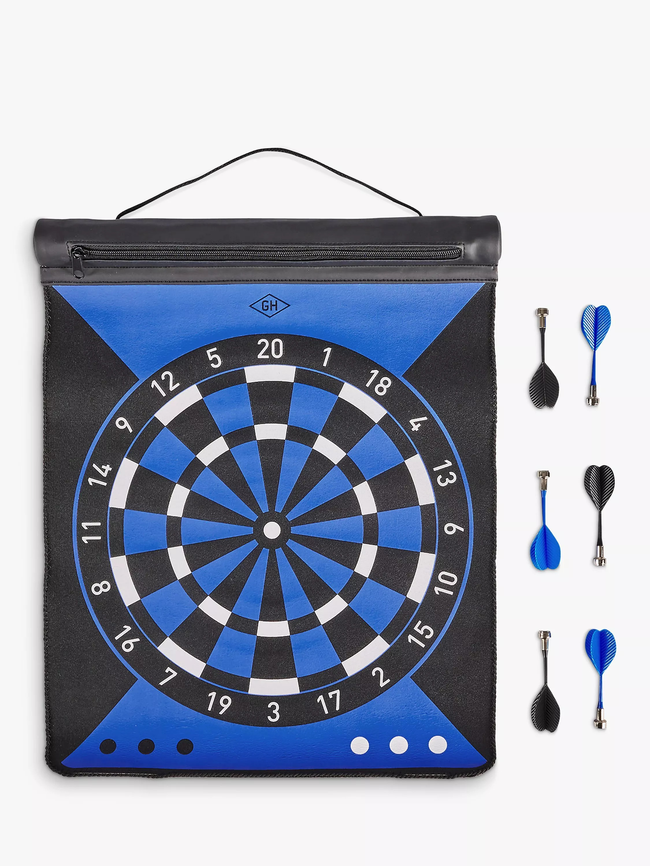 Gentlemen's Hardware Roll-Up Dartboard | John Lewis (UK)