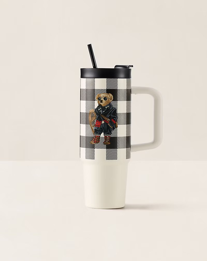 Trinkflasche mit Polo Bear und Strohhalm | Ralph Lauren (DE & AT)