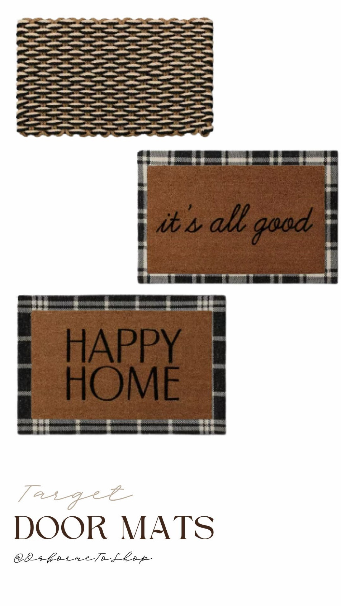 More new target door mats! These are all so cute and perfect for year round! #liketkit #FrontPorch

#LTKunder50 #LTKhome #LTKSeasonal