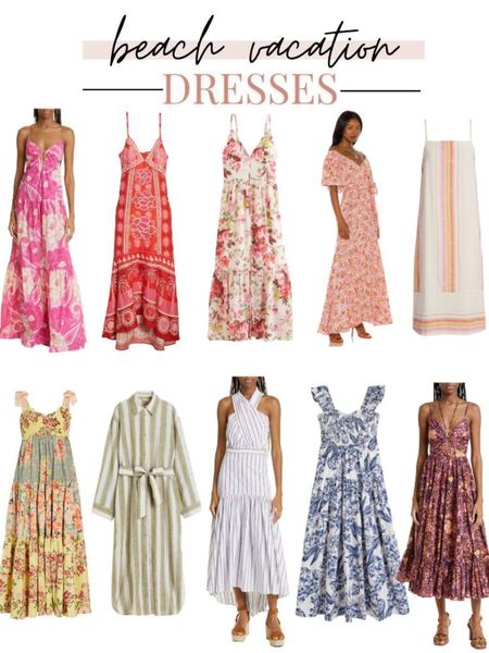 Beach vacation dresses: top picks for maxi dresses, swim cover ups, one shoulder dresses and more - perfect for your summer vacation!  #vacationdress #summerdress

#LTKswim #LTKSeasonal #LTKtravel