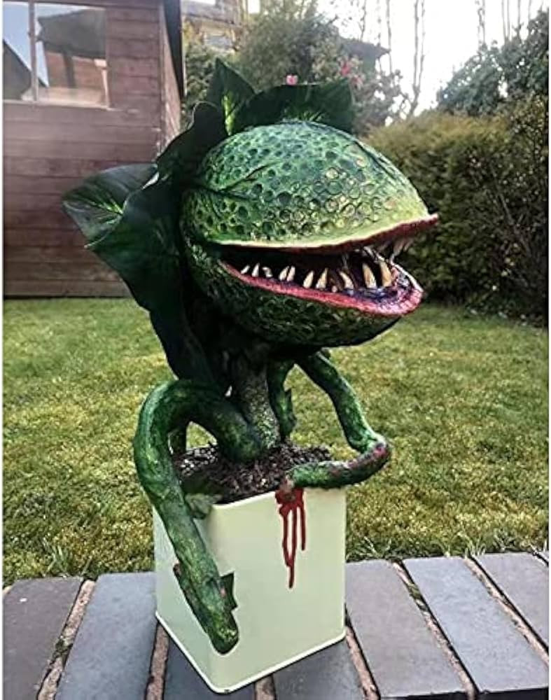 Hestar Piranha Flower Replica Movie Prop Yard Resin Ornaments Little Shop of Horrors Halloween De... | Amazon (US)