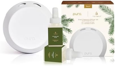 Thymes x Pura 4 - Smart Home Fragrance Diffuser Kit - Includes 1 Pura Diffuser + 2 Fragrance Refi... | Amazon (US)