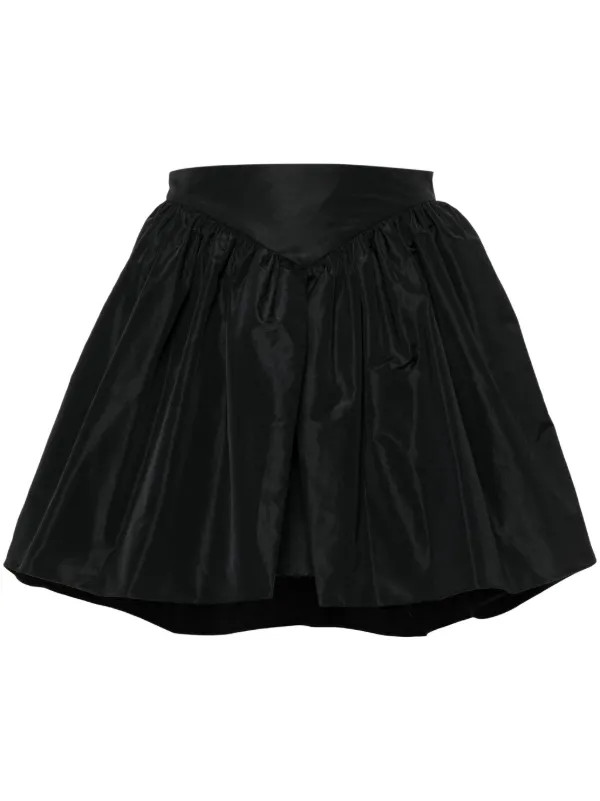 PINKO mid-rise Taffeta Skirt  - Farfetch | Farfetch Global