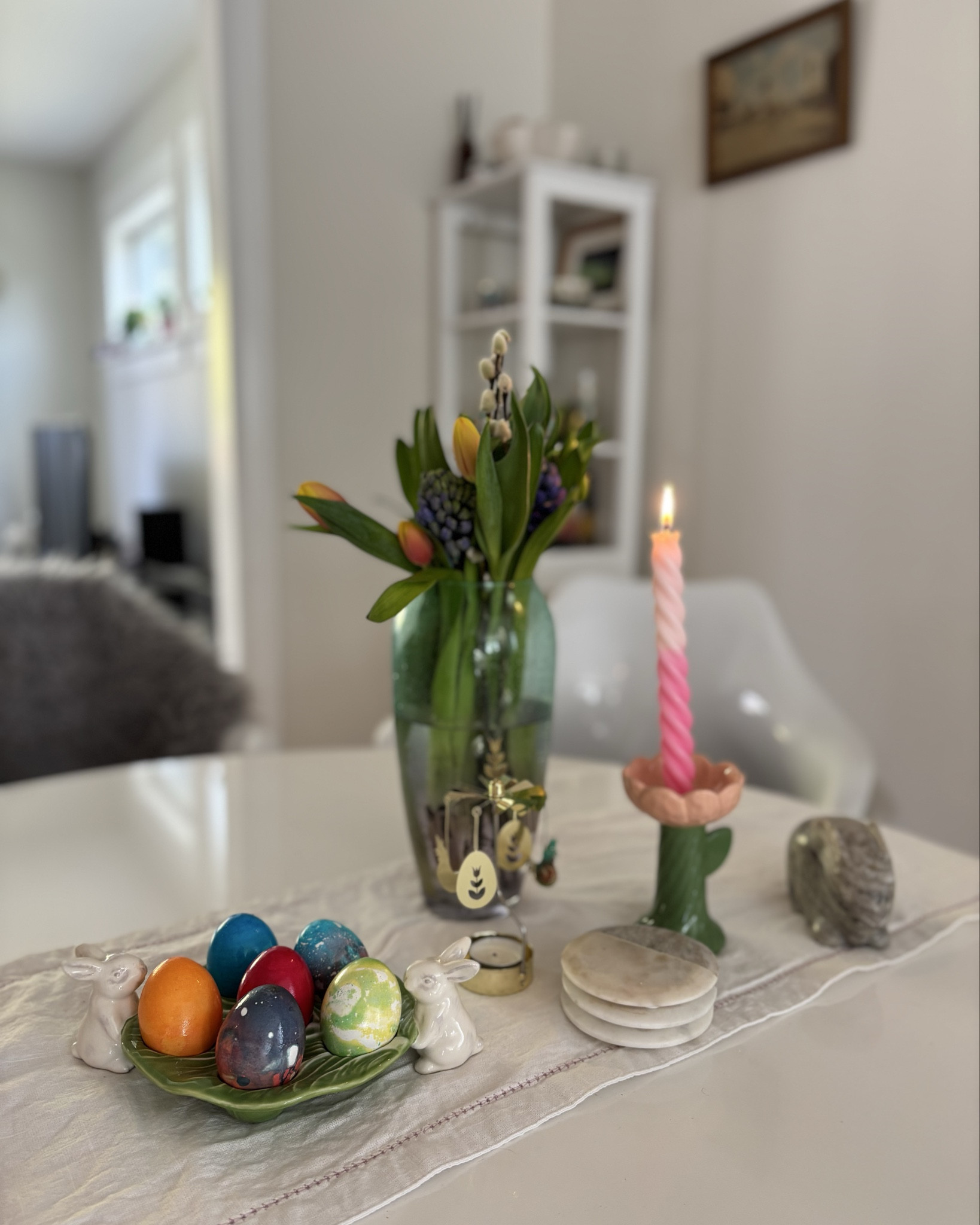 Happy Easter, friends! Dining table, dining chairs, living room decor, Easter decor, coffee table. 

#LTKSeasonal #LTKHome #LTKStyleTip
