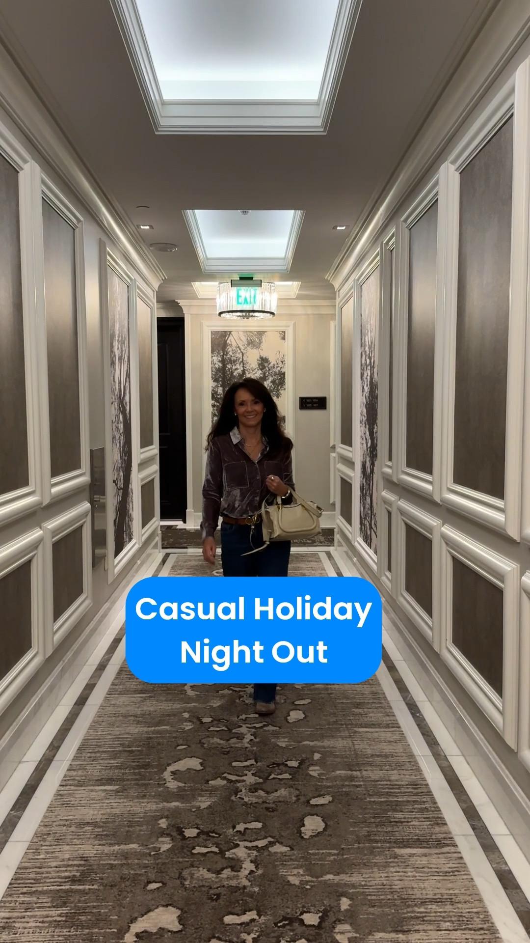 A quick holiday vacation and casual nights out. 
Outfit of the night…..
Velvet button down shirt (available in petites), denim, leather belt and handbag, and boots.
kimbentley, 

#LTKSaleAlert #LTKPetite #LTKHoliday