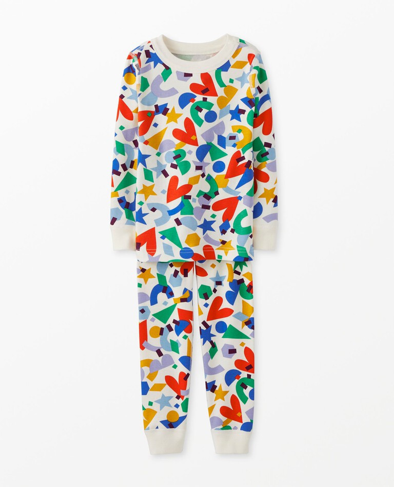Valentines Print Long John Pajama Set | Hanna Andersson