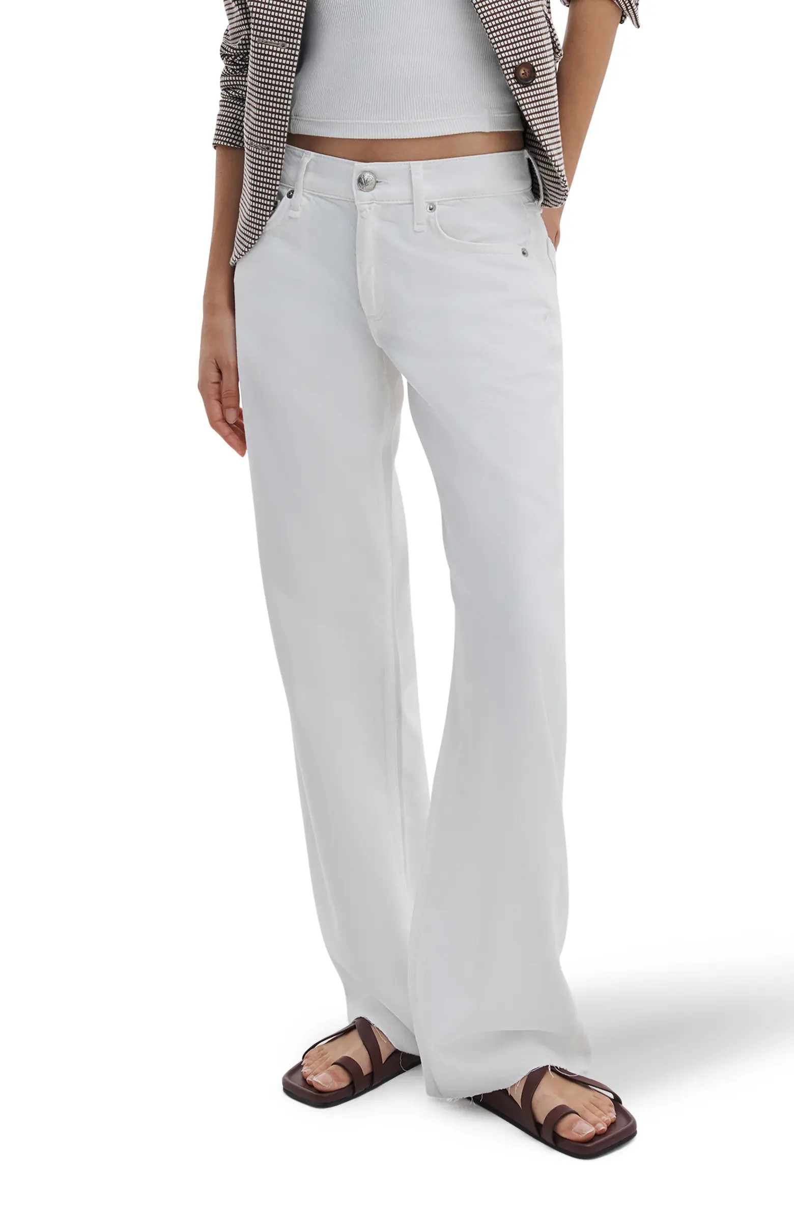 Featherweight Saige Low Rise Relaxed Straight Leg Jeans | Nordstrom