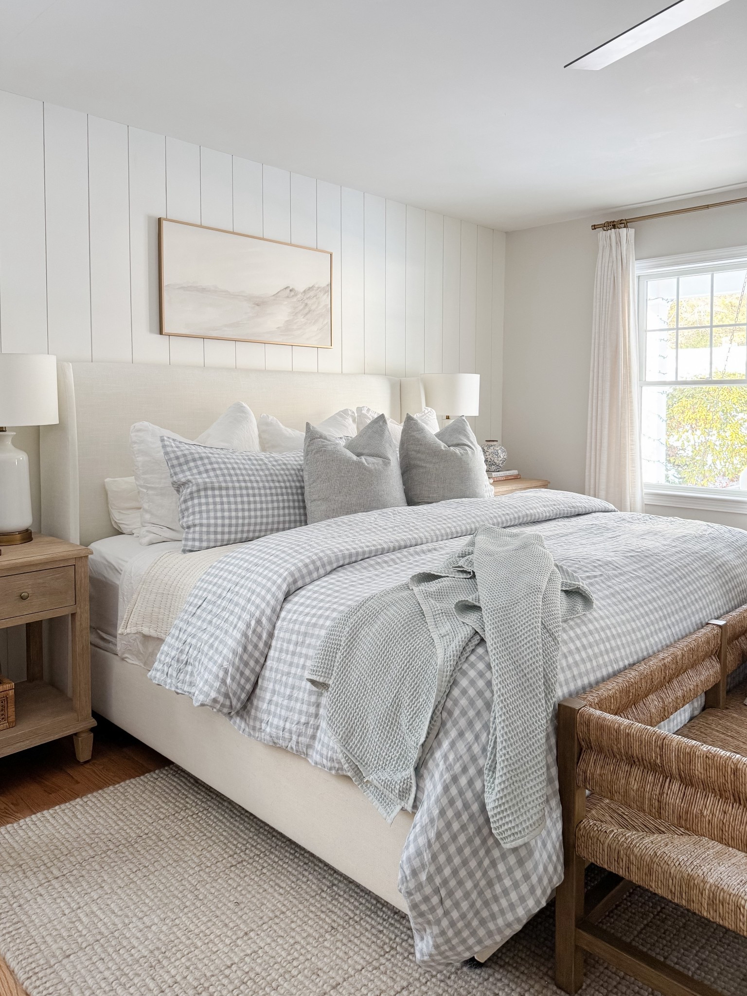 @onequince offers high quality products at an affordable price. I love their use of premium and organic materials.  Our new checkered linen duvet, cozy coverlet and throw blanket are so perfect for winter!

#quincepartner 

#LTKHome
