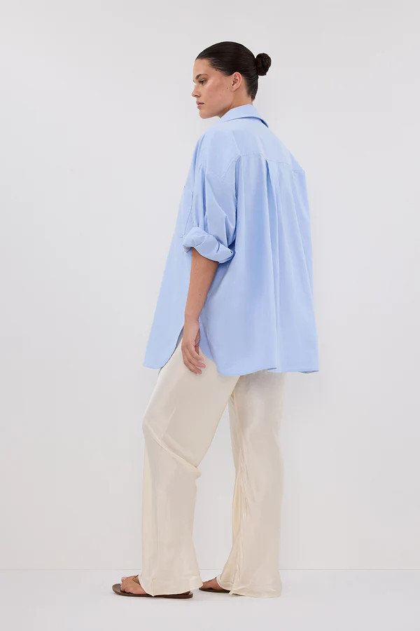 MYKA CREAM SATIN PANT | DISSH