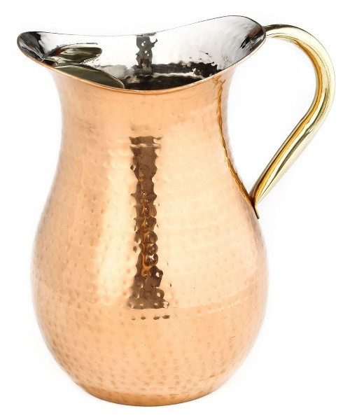 Old Dutch Decor Copper Hammered Water Pitcher | Hayneedle
