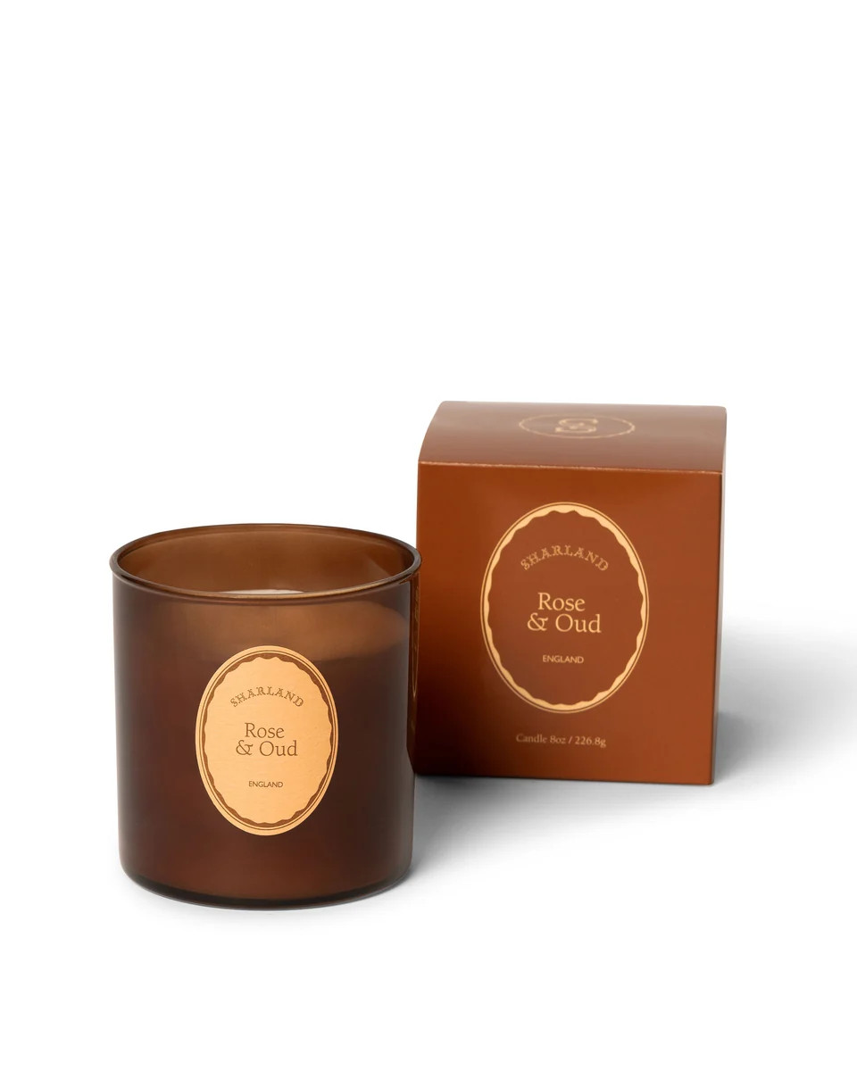 Rose & Oud Candle | Sharland England by Louise Roe | Sharland England