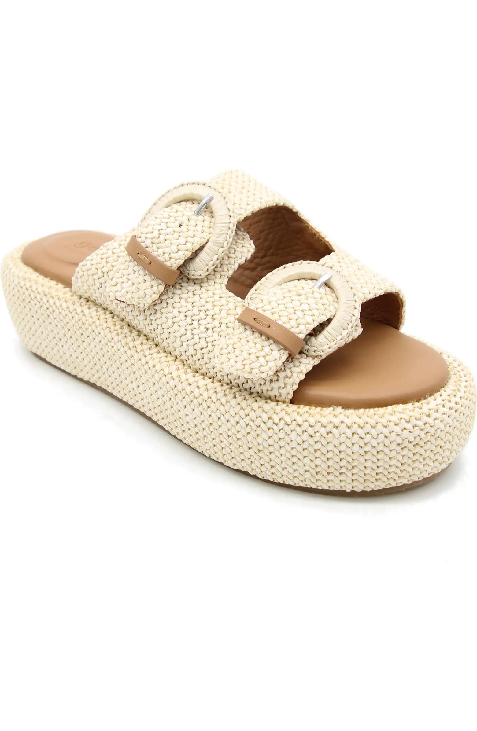 Theresa Platform Slide Sandal (Women) | Nordstrom