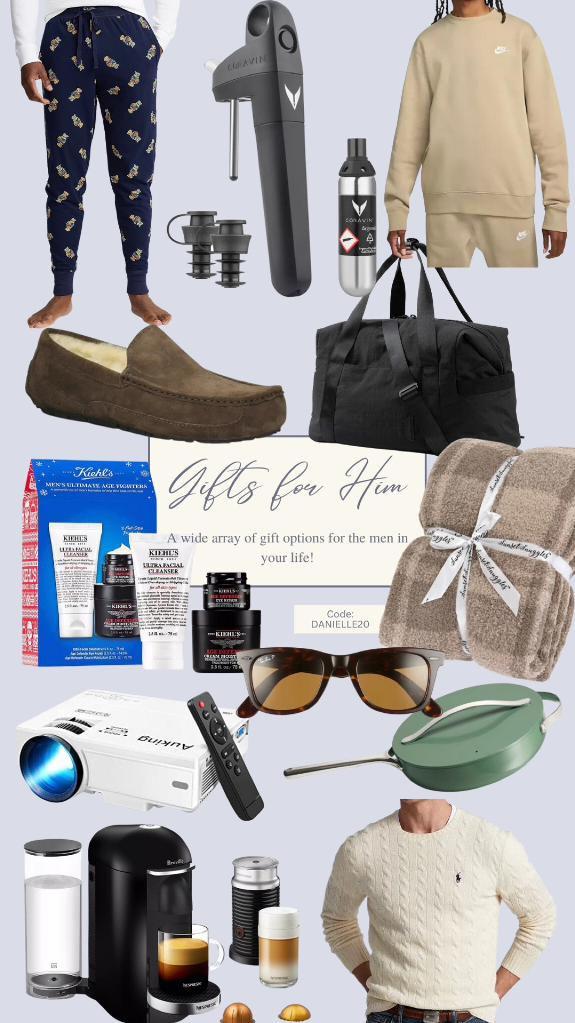 Holiday Gift Guide: gifts for him 

#LTKCyberweek #LTKSeasonal #LTKHoliday