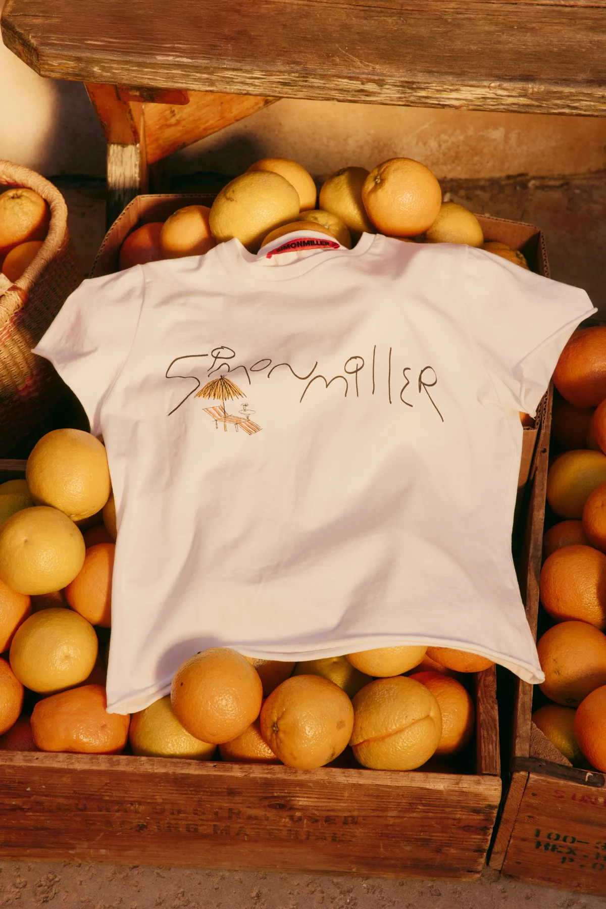 Beach
           Chair Logo Graphic Tee | Simon Miller