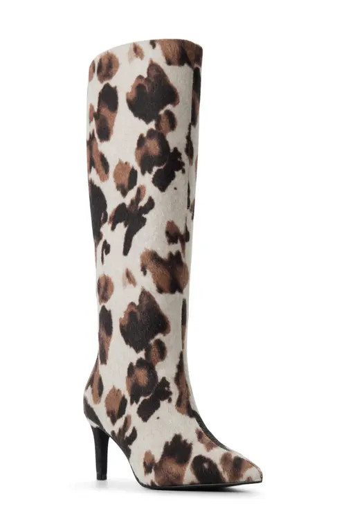 Call It Spring By Aldo Rhodde Pointed Toe Knee High Boot in Bone Multi at Nordstrom, Size 5 | Nordstrom