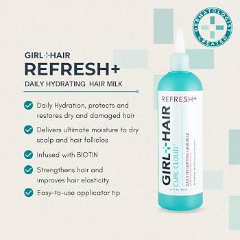 G+H REFRESH+ Daily Hydrating Hair Milk | Deep Hydration to Restore Dry Hair, Refresh Scalp | Aloe... | Amazon (US)