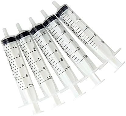 Karlling 10ml Syringe for Liquid,Plastic Syringe Without Needle(5 Packs) | Amazon (US)