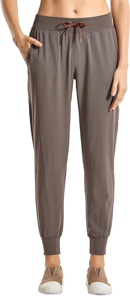 CRZ YOGA Women's Lightweight Joggers Pants with Pockets Drawstring Workout Running Pants with Ela... | Amazon (US)