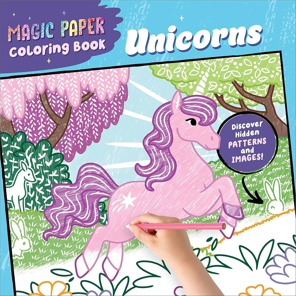 Magic Paper Coloring Book: Unicorns: Discover Hidden Patterns and Images! | Amazon (US)