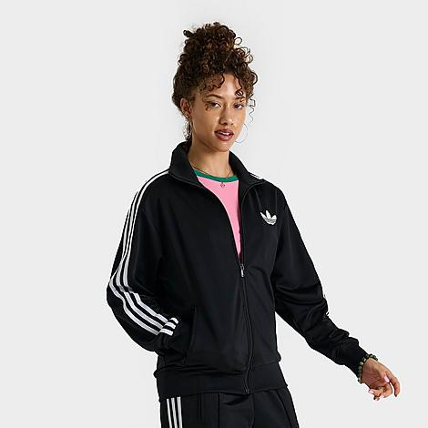 adidas Women's Originals adicolor 3-Stripes Firebird Loose Track Top in Black Size: XL | JD Sports (US)