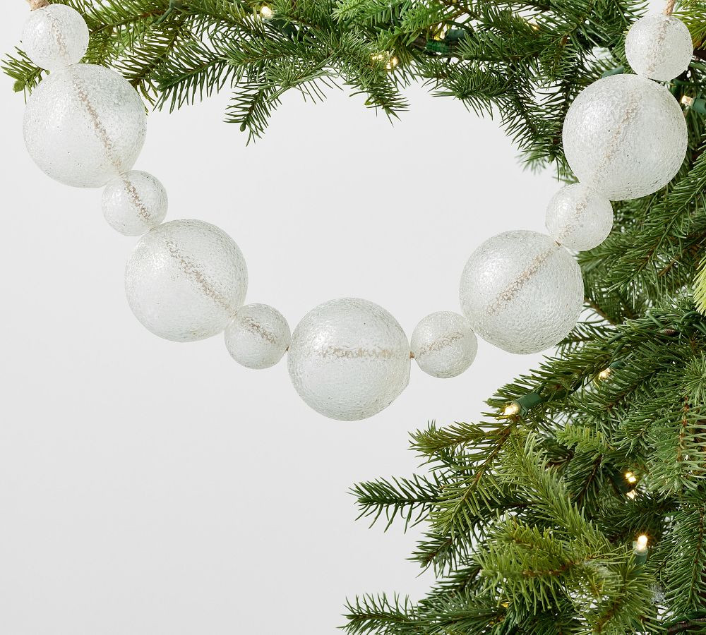 Sugared Glass Beaded Garland | Pottery Barn (US)