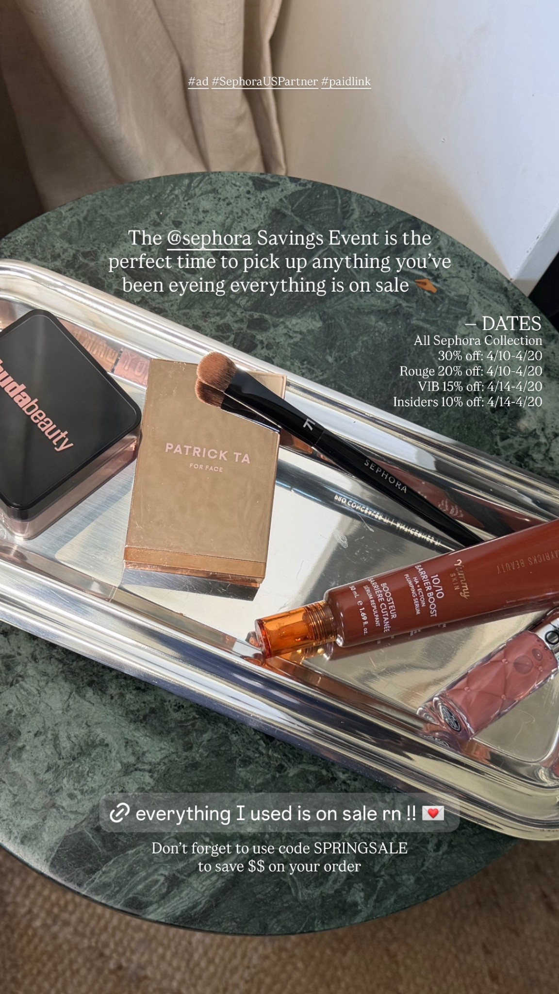 #ad A mini roundup of my 5 favorite products right now that are all on sale during the @Sephora  Savings Event happening right now - 4/20! It’s the perfect time to stock up on favorites or try something new. Linking all my must-haves below! #SephoraUSPartner #hyperpigmentation #sephorasavingsevent #paidlink

#LTKSaleAlert #LTKBeauty