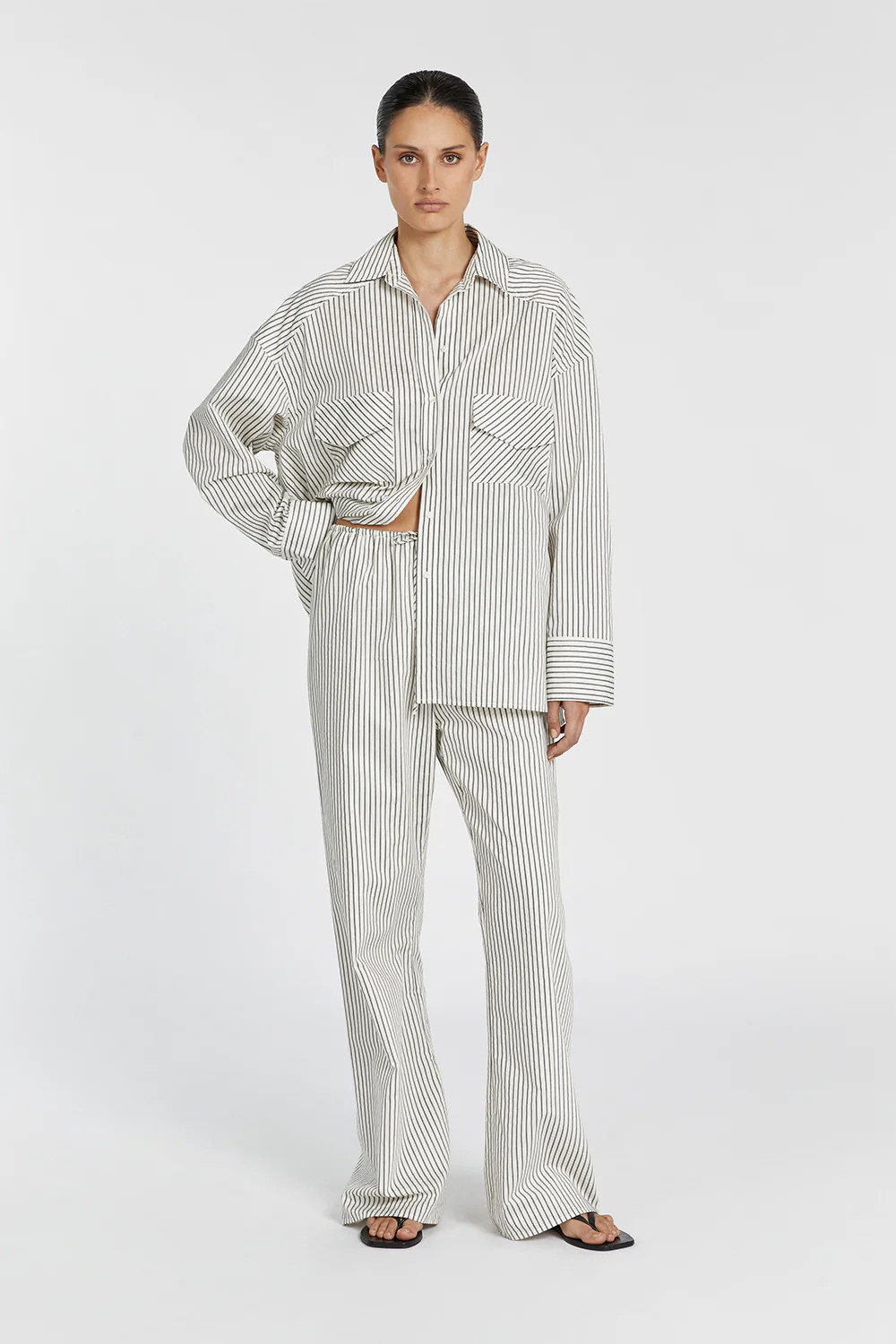 STOCKHOLM STRIPE SILK BLEND PANT | DISSH