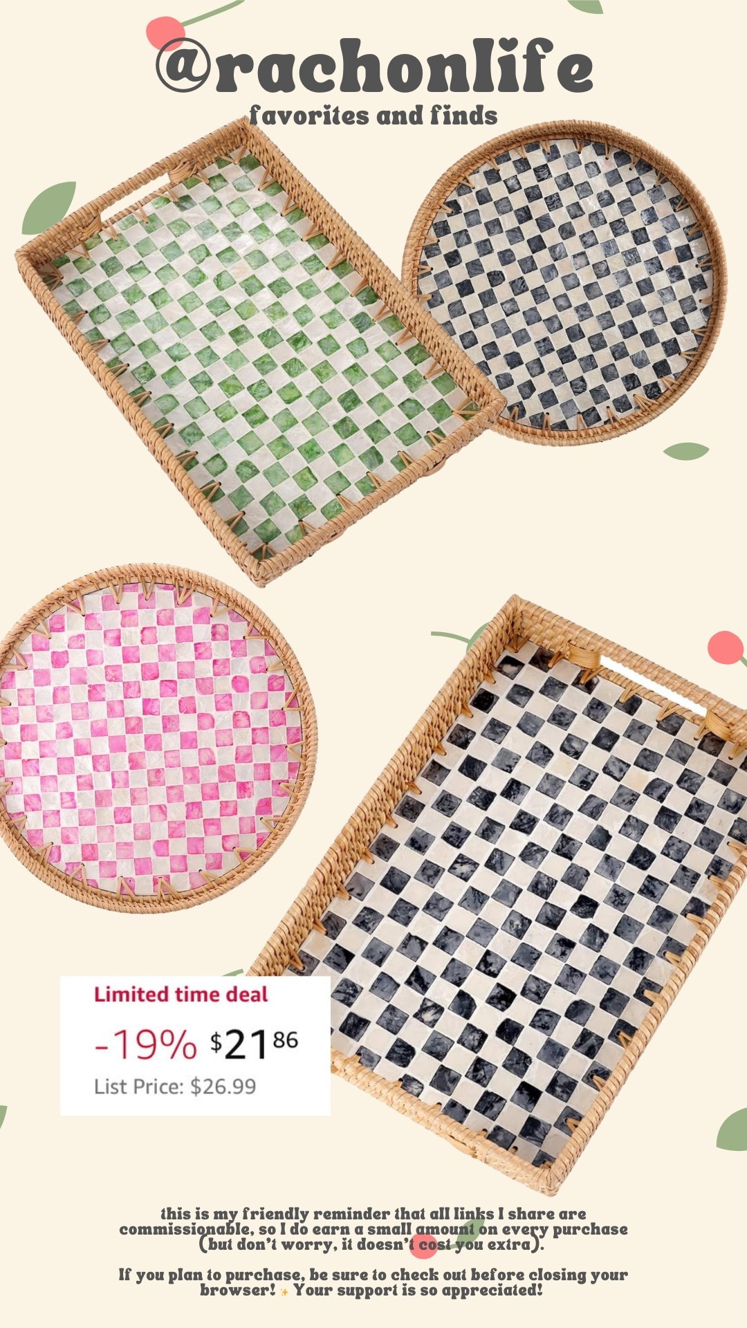 The CUTEST Mackenzie Childs vibe trays!!! 

#LTKHome #LTKFallSale #LTKFindsUnder100