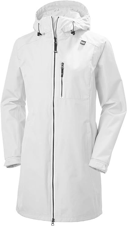 Helly-Hansen Women's Long Belfast Waterproof Windproof Breathable Raincoat Jacket with Hood      ... | Amazon (US)